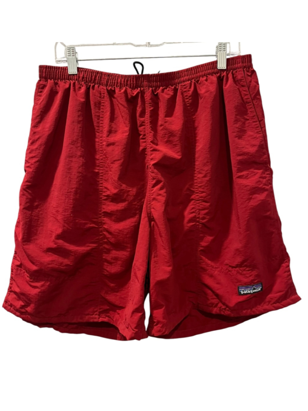 Patagonia Mens Baggies Shorts Red Lined Swim Trunks Size Large Athletic Casual